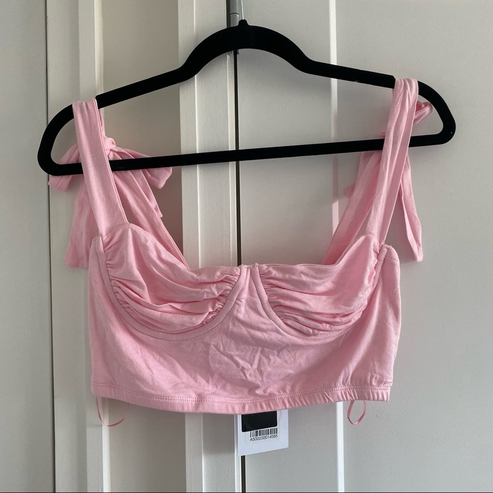 CROPPED UNDERWIRE TOP